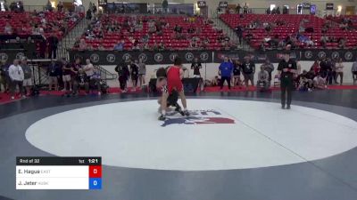 71 kg Rnd Of 32 - Ethan Hague, Eastside United Wrestling Club vs Joseph Jeter, Husky Wrestling Club