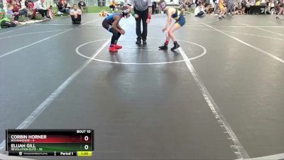 78 lbs Round 4 (6 Team) - Corbin Horner, Roughhouse vs Elijah Gill, Revolution Elite