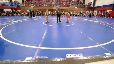 58 lbs Quarterfinal - Gunner Jenkins, Fort Gibson Youth Wrestling vs Colton Toothman, Glenpool Warriors