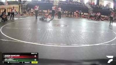 75 lbs Round 6 (8 Team) - Jaxon Mancuso, Mat Rats vs Jax Keely, The Untouchables