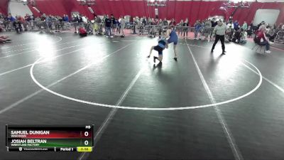 136 lbs Semifinal - Josiah Beltran, Wrestling Factory vs Samuel Dunigan, Wisconsin