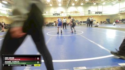 105-110 lbs Cons. Semi - Jed Grise, Apache Wrestling Club vs Daniel Garcia, Contenders Wrestling Academy