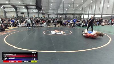 150 lbs Cons. Round 5 - Gavin Wells, WA vs William Alt, WY