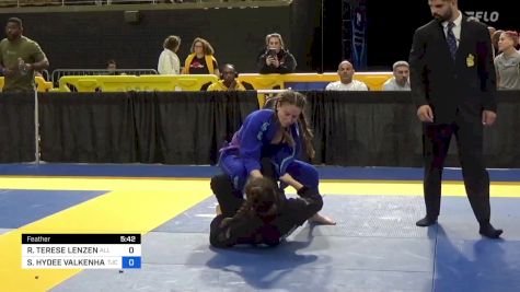 ROBYN TERESE LENZEN vs SAMANTHA HYDEE VALKENHAUS 2024 Pan Jiu Jitsu IBJJF Championship