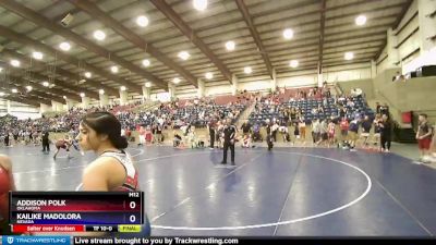 110 lbs Quarterfinal - Addison Polk, Oklahoma vs Kailike Madolora, Nevada