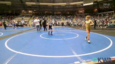 61 lbs Quarterfinal - Tenner Gregory, Prodigy Elite vs Kaden Godfrey, Noble Takedown Club