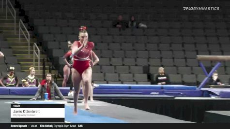 Janie Ottenbreit - Vault, Olympia Gym Acad - 2022 Elevate the Stage Toledo presented by Promedica