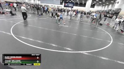 119 lbs Cons. Round 4 - Chase Williams, Iowa City Wrestling Club vs Alex Herburger, Colorado