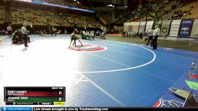 100 Class 2 lbs Quarterfinal - Zoey Haney, Troy Buchanan vs Joanne Dinh, Staley