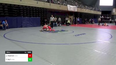 98 lbs Consi Of 8 #2 - James Hedrick, Augusta, WV vs Tyler Ruf, Hamburg, PA