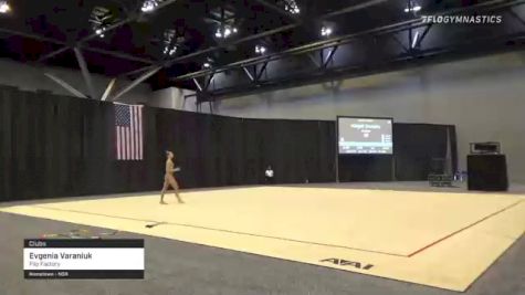 Evgenia Varaniuk - Clubs, Flip Factory - 2021 USA Gymnastics Championships