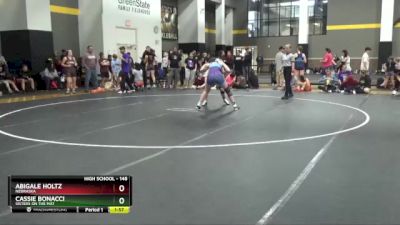 148 lbs Cons. Round 1 - Abigale Holtz, Nebraska vs Cassie Bonacci, Sisters On The Mat