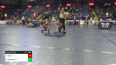 50 lbs Quarterfinal - Triss Vest, Carlisle vs Scarlett McKeown, Wilkes Barre