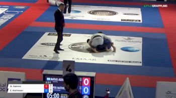 Matias Asencio vs Espen Mathiesen 2018 Abu Dhabi World Professional Jiu-Jitsu Championship