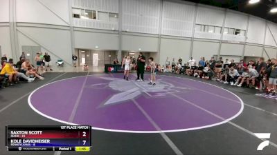 106 lbs Placement Matches (16 Team) - Saxton Scott, Idaho vs Kole Davidheiser, Pennsylvania