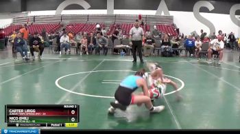 75 lbs Round 2 (8 Team) - Carter Lirgg, Junior Terps Xpress (MY) vs Nico Emili, Team Gotcha (IL)