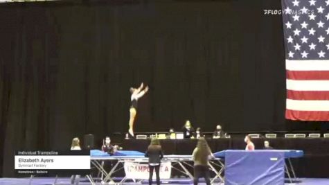 Elizabeth Ayers - Individual Trampoline, Gymnast Factory - 2021 USA Gymnastics Championships