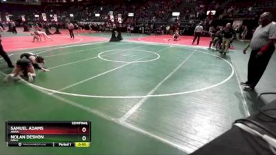 90 lbs Semifinal - Nolan DeShon, NBHA vs Samuel Adams, AWRA