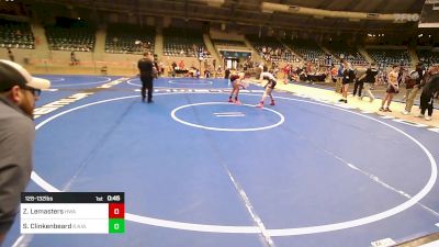 126-132 lbs Semifinal - Zaden Lemasters, HURRICANE WRESTLING ACADEMY vs Sebastian Clinkenbeard, R.A.W.