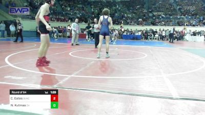 120 lbs Round Of 64 - Christian Gates, Duncan Middle School vs Nicholas Kutmas, Cascia Hall