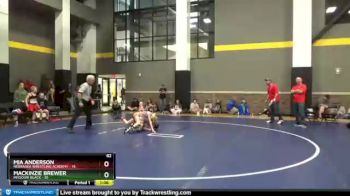 82 lbs Round 4 (12 Team) - Mackinzie Brewer, Missouri Black vs Mia Anderson, Nebraska Wrestling Academy