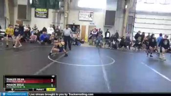 68 lbs Round 5 (8 Team) - Mason Sigle, PA Alliance Blue vs Thales Silva, PA Alliance White