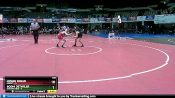 106 lbs Champ - Round 1 (16 Team) - Joshua Zebley, Mills Godwin vs Connor Damon, Landstown