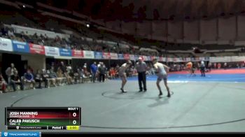 120 lbs Champ - Round 1 (16 Team) - Josh Manning, Staunton River vs Caleb Pakusch, York