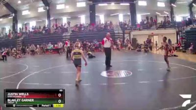 65 lbs Semis & 1st Wrestleback (8 Team) - Blakley Garner, Troup vs Justin Wells, Ohio Hazards