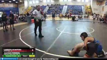 113 lbs Finals (2 Team) - Landon Locantora, Black Hive vs Gustavo Ferreira, Heritage Wrestling Club