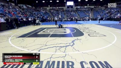 5A - 126 lbs Cons. Round 2 - Kolton McElwain, Goddard vs Campbell Denton, Wichita-Bishop Carroll