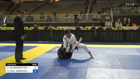 CASH ALEXANDER FICKER vs NOAH PAUL ANDERSEN 2024 Pan Jiu Jitsu IBJJF Championship