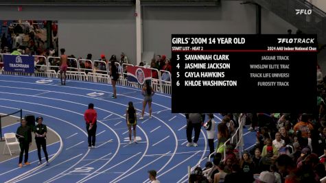 Youth Girls' 200m, Finals 2 - Age 14