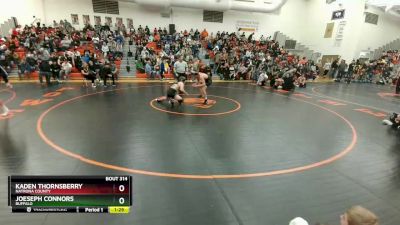 138A Round 4 - Kaden Thornsberry, Natrona County vs Joeseph Connors, Buffalo