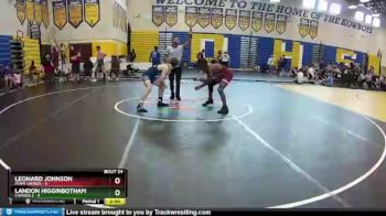 120 lbs Round 6 (8 Team) - Leonard Johnson, Miami Vikings vs Landon Higginbotham, Camden 2