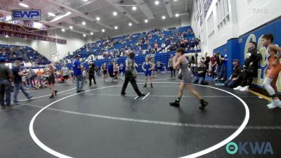 80 lbs Rr Rnd 3 - Jasper Coleman, Lawton Legends Youth Wrestling vs Aidan McKee, Choctaw Ironman Youth Wrestling