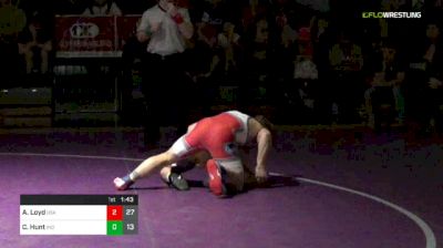 145lbs: Christian Hunt, IN vs Alex Lloyd, MN