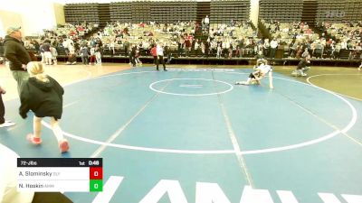 72-J lbs Quarterfinal - AJ Slominsky, Olympic vs Nicholas Hoskin, AMERICAN MMA AND WRESTLING