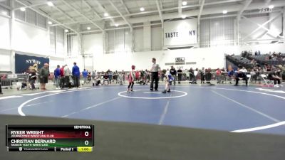 58 lbs Semifinal - Ryker Wright, Journeymen Wrestling Club vs Christian Bernard, Shaker Youth Wrestling