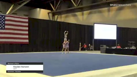 Hayden Homann - Women's Pairs, CATT - 2021 USA Gymnastics Championships