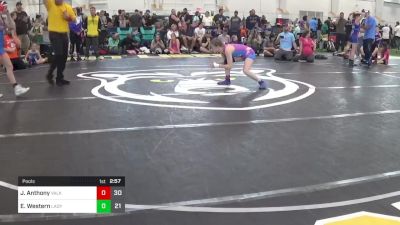 113 lbs Pools - Justice Anthony, Valkyrie Girls WC vs Emma Western, Lady Pitbulls