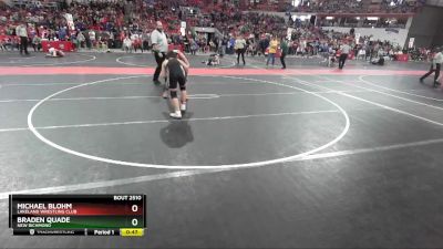 140 lbs Cons. Round 2 - Braden Quade, New Richmond vs Michael Blohm, Lakeland Wrestling Club