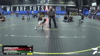 46 lbs Round 3 (4 Team) - Josephina Munoz, MYWAY Metro Girls vs Kamari Randall, Michigan Queens Of The Mat