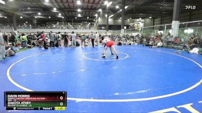 190 lbs Placement (4 Team) - Davin Morris, NORTH CAROLINA WRESTLING FACTORY - RED vs Dakota Athey, BELIEVE TO ACHIEVE