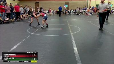 84 lbs Semifinal - Liam Arroyo, Olympic vs Reid Miles, TRIBE