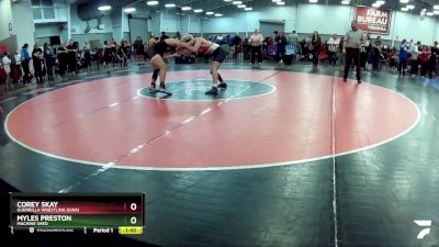 144 lbs Semifinal - Myles Preston, Machine Shed vs Corey Skay, Guerrilla Wrestling (GWA)