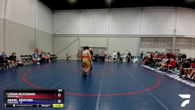 285 lbs Placement Matches (8 Team) - Logan Buchanan, Kansas Red vs Keimel Redford, Tennessee