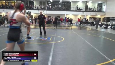 130 lbs Cons. Round 2 - Claire Daity, New Jersey City University vs Kristen Allsup, North Central College