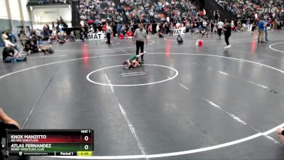 37 lbs Round 2 - Knox Manzitto, Big Red Wrestling vs Atlas Fernandez, Derby Wrestling Club