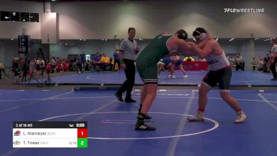 285 lbs C Of 16 #2 - Luke Niemeyer, Bucknell vs Trevor Tinker, Cal Poly